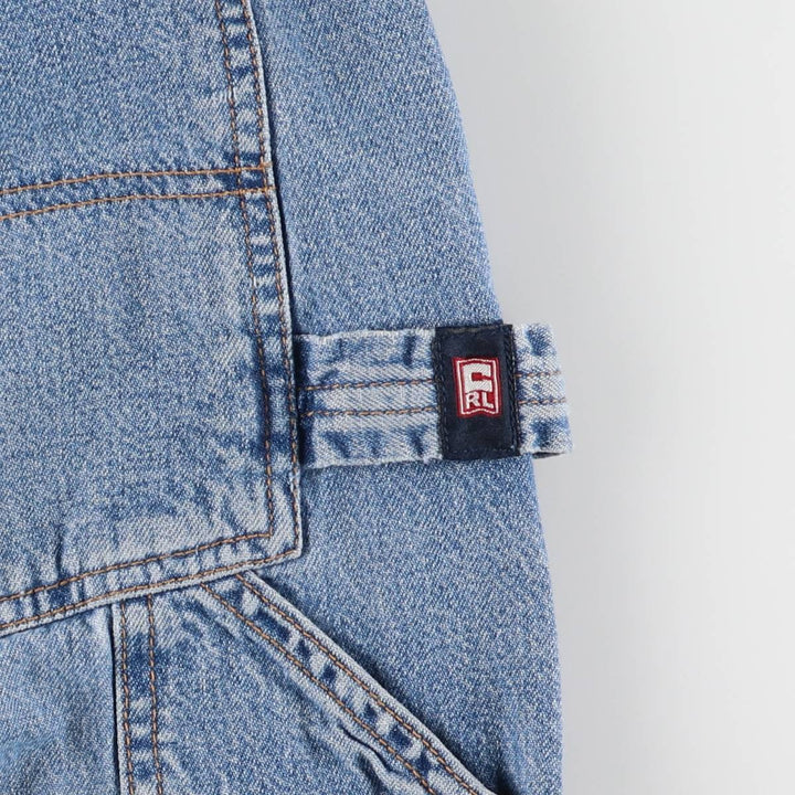 90'S Ralph Lauren CHAPS denim painter shorts, half pants, men's w37 equivalent, vintage cotton blue type Vintage Second Hand