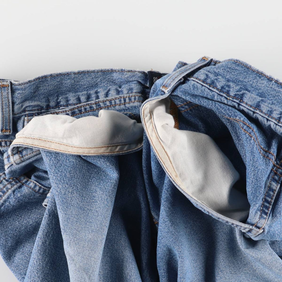 90'S Ralph Lauren CHAPS denim painter shorts, half pants, men's w37 equivalent, vintage cotton blue type Vintage Second Hand