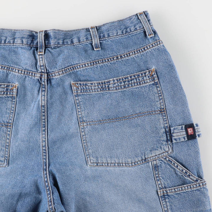 90'S Ralph Lauren CHAPS denim painter shorts, half pants, men's w37 equivalent, vintage cotton blue type Vintage Second Hand