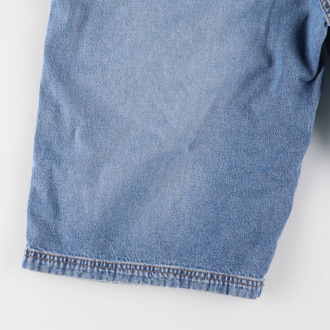 90'S Ralph Lauren CHAPS denim painter shorts, half pants, men's w37 equivalent, vintage cotton blue type Vintage Second Hand