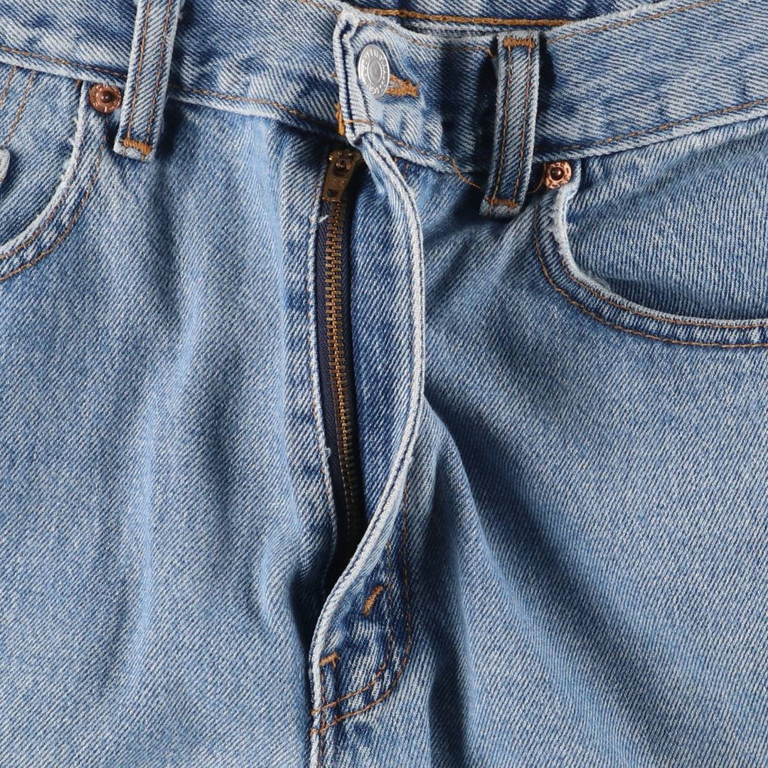 ~00'S Levi's 550 Relaxed Fit Denim Shorts, Men's W34 cotton blue type Vintage Second Hand
