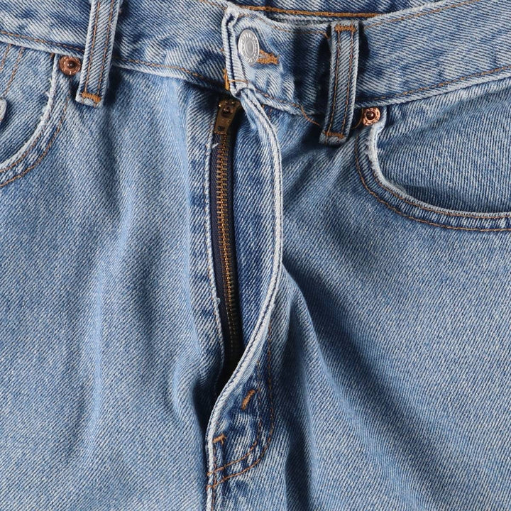 ~00'S Levi's 550 Relaxed Fit Denim Shorts, Men's W34 cotton blue type Vintage Second Hand