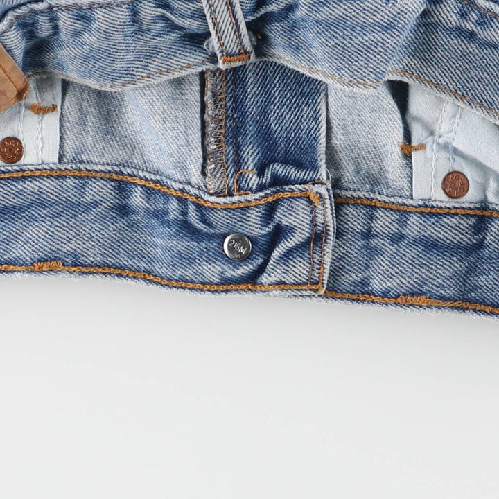 ~00'S Levi's 550 Relaxed Fit Denim Shorts, Men's W34 cotton blue type Vintage Second Hand