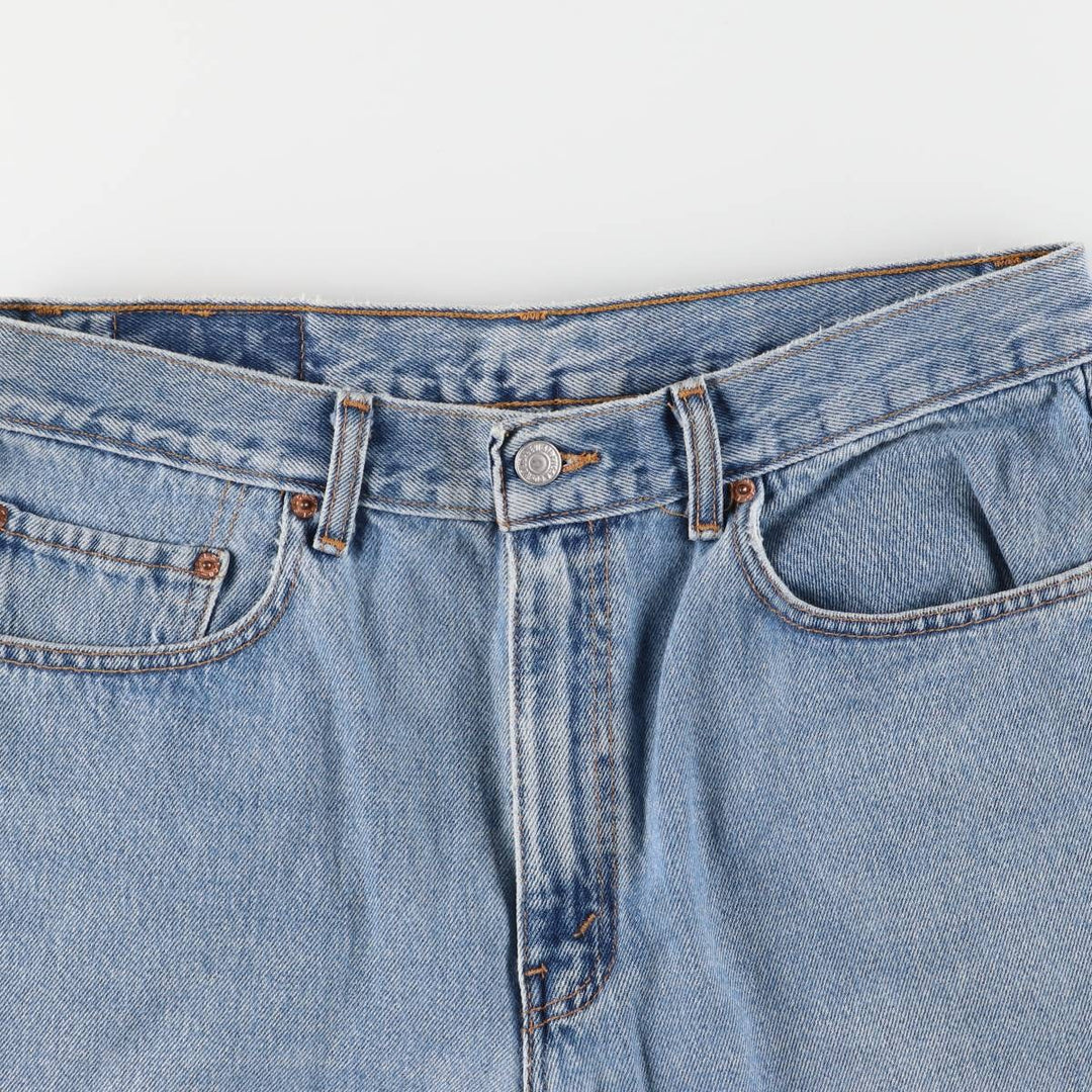 ~00'S Levi's 550 Relaxed Fit Denim Shorts, Men's W34 cotton blue type Vintage Second Hand