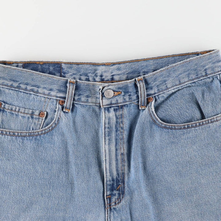 ~00'S Levi's 550 Relaxed Fit Denim Shorts, Men's W34 cotton blue type Vintage Second Hand