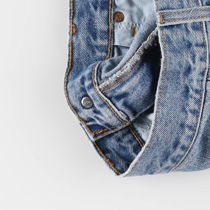 00'S Levi's 550 Relaxed Fit Denim Shorts for Men, Size W33 cotton blue type Vintage Second Hand