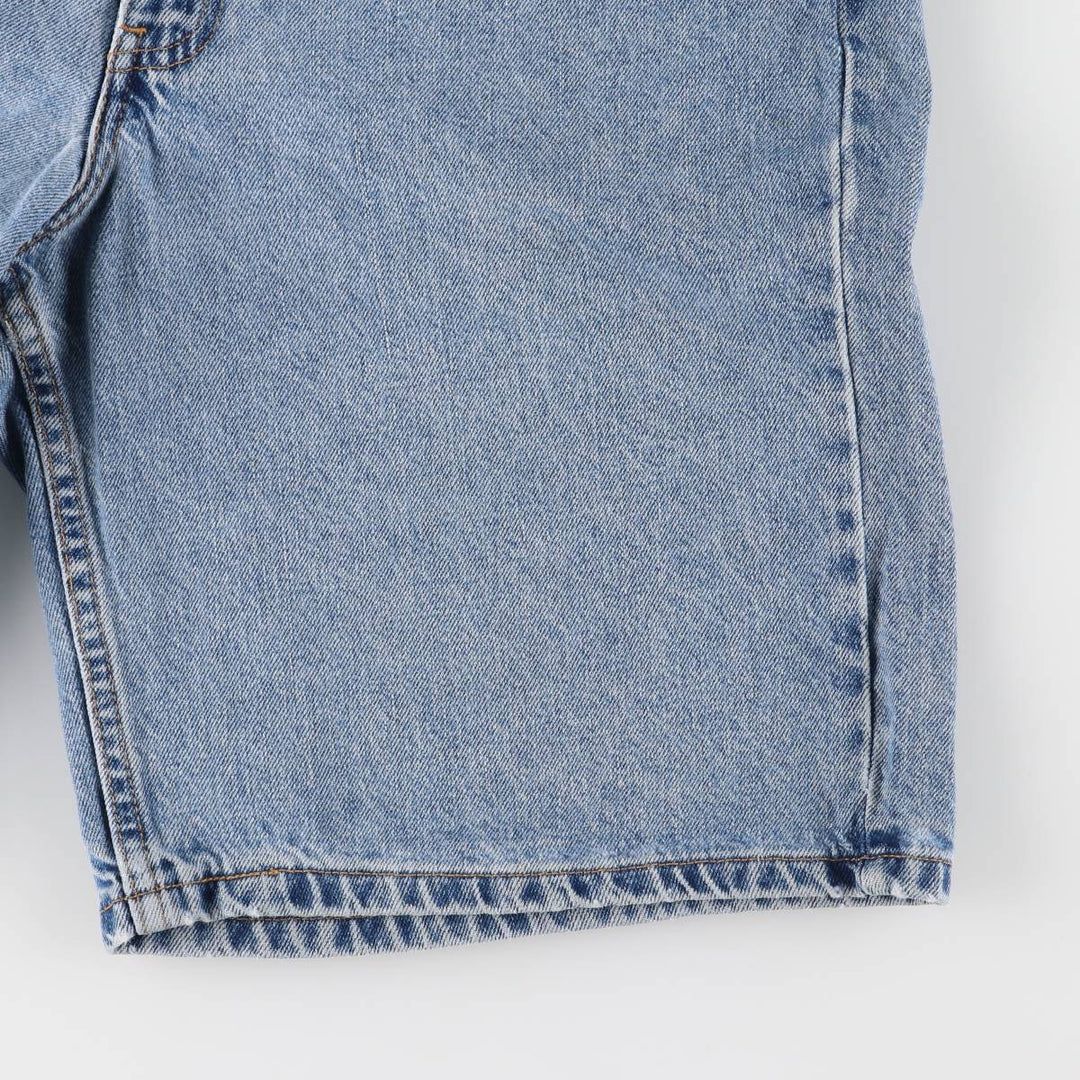 00'S Levi's 550 Relaxed Fit Denim Shorts for Men, Size W33 cotton blue type Vintage Second Hand