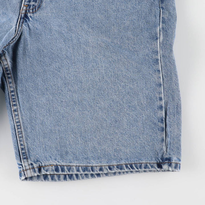 00'S Levi's 550 Relaxed Fit Denim Shorts for Men, Size W33 cotton blue type Vintage Second Hand