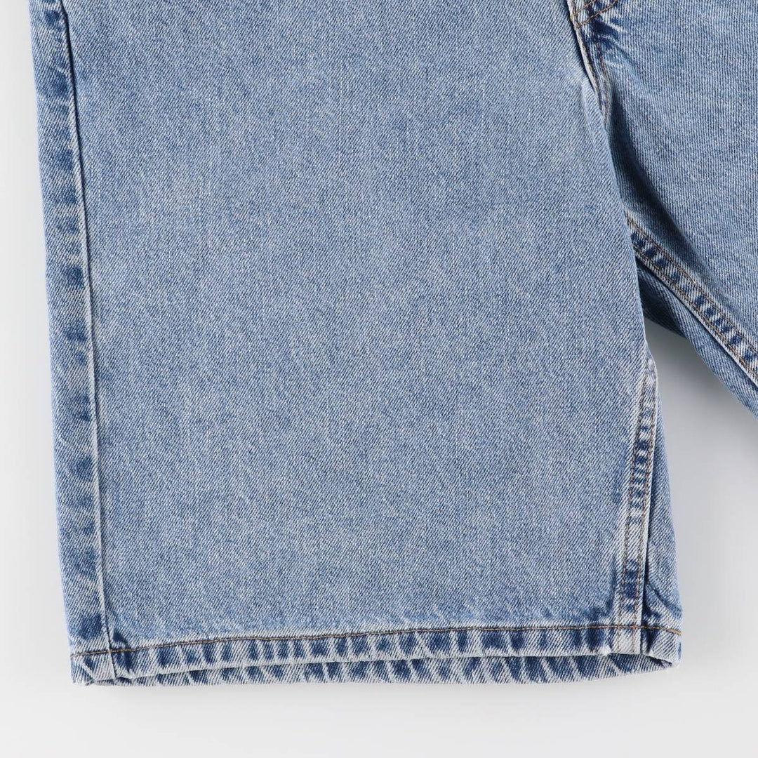 00'S Levi's 550 Relaxed Fit Denim Shorts for Men, Size W33 cotton blue type Vintage Second Hand