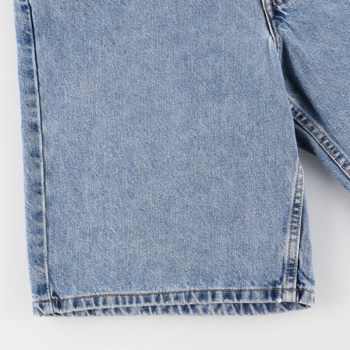 00'S Levi's 550 Relaxed Fit Denim Shorts for Men, Size W33 cotton blue type Vintage Second Hand