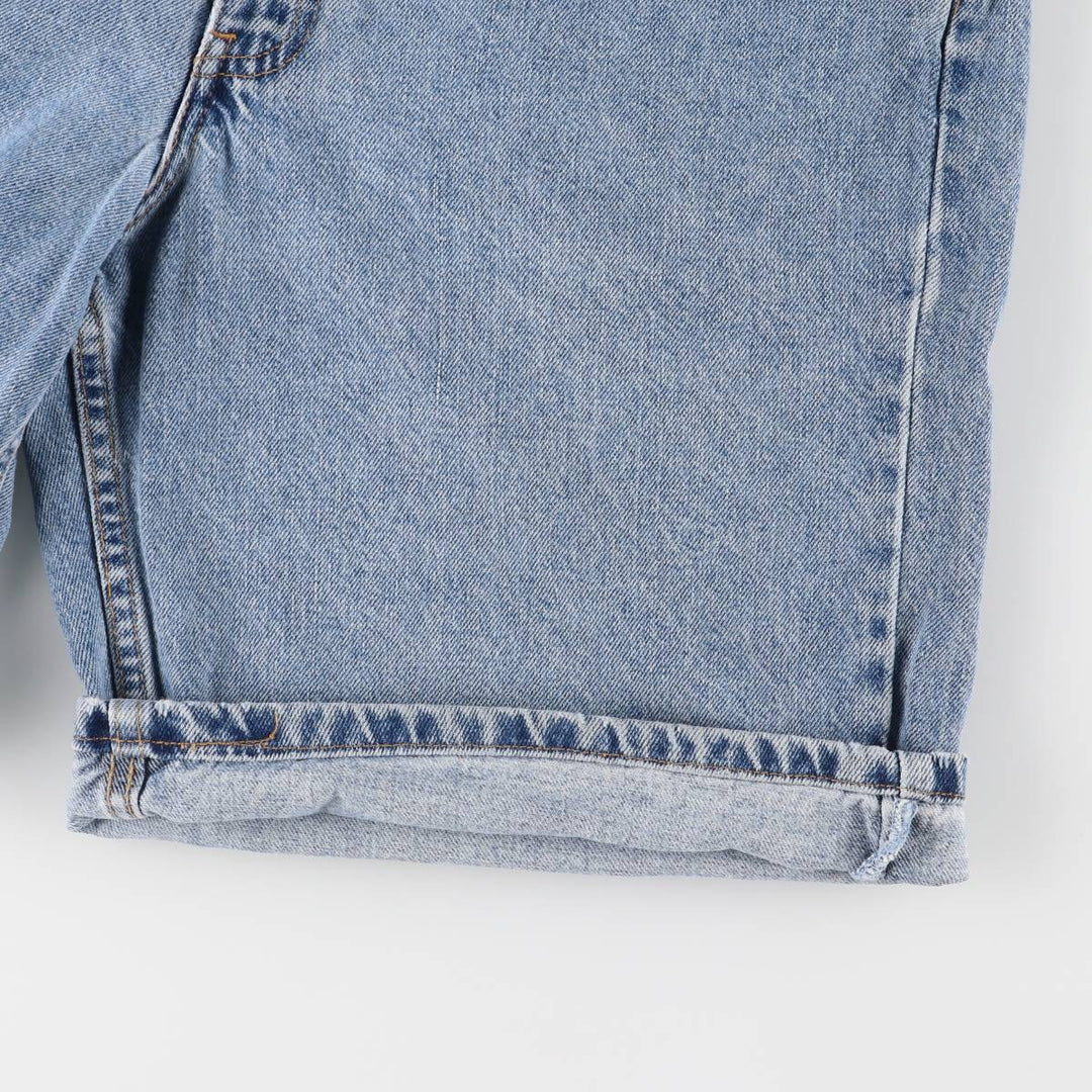 00'S Levi's 550 Relaxed Fit Denim Shorts for Men, Size W33 cotton blue type Vintage Second Hand