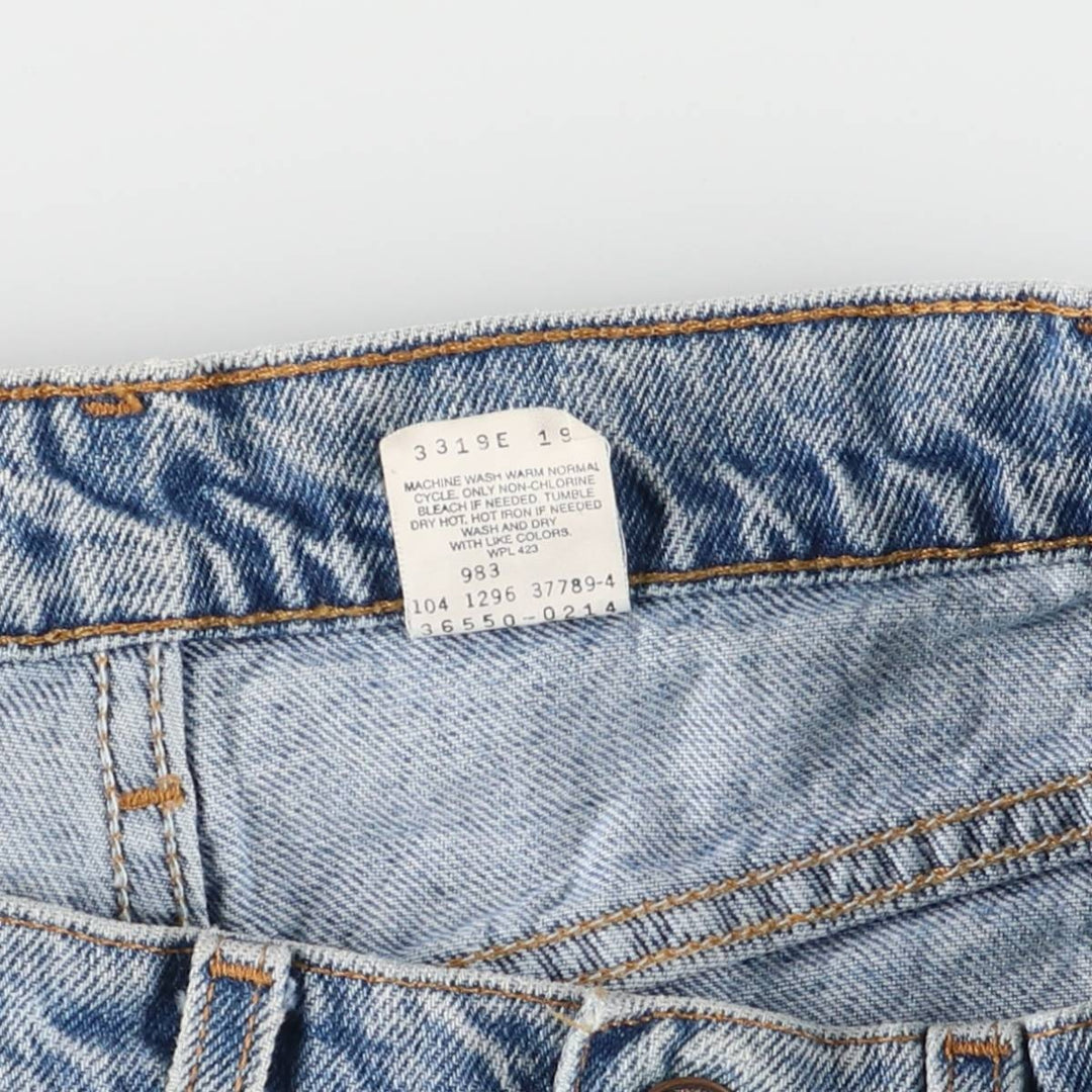 90'S Levi's 550 Relaxed Fit Orange Tab Denim Shorts, Men's, W31, Vintage cotton blue type Vintage Second Hand