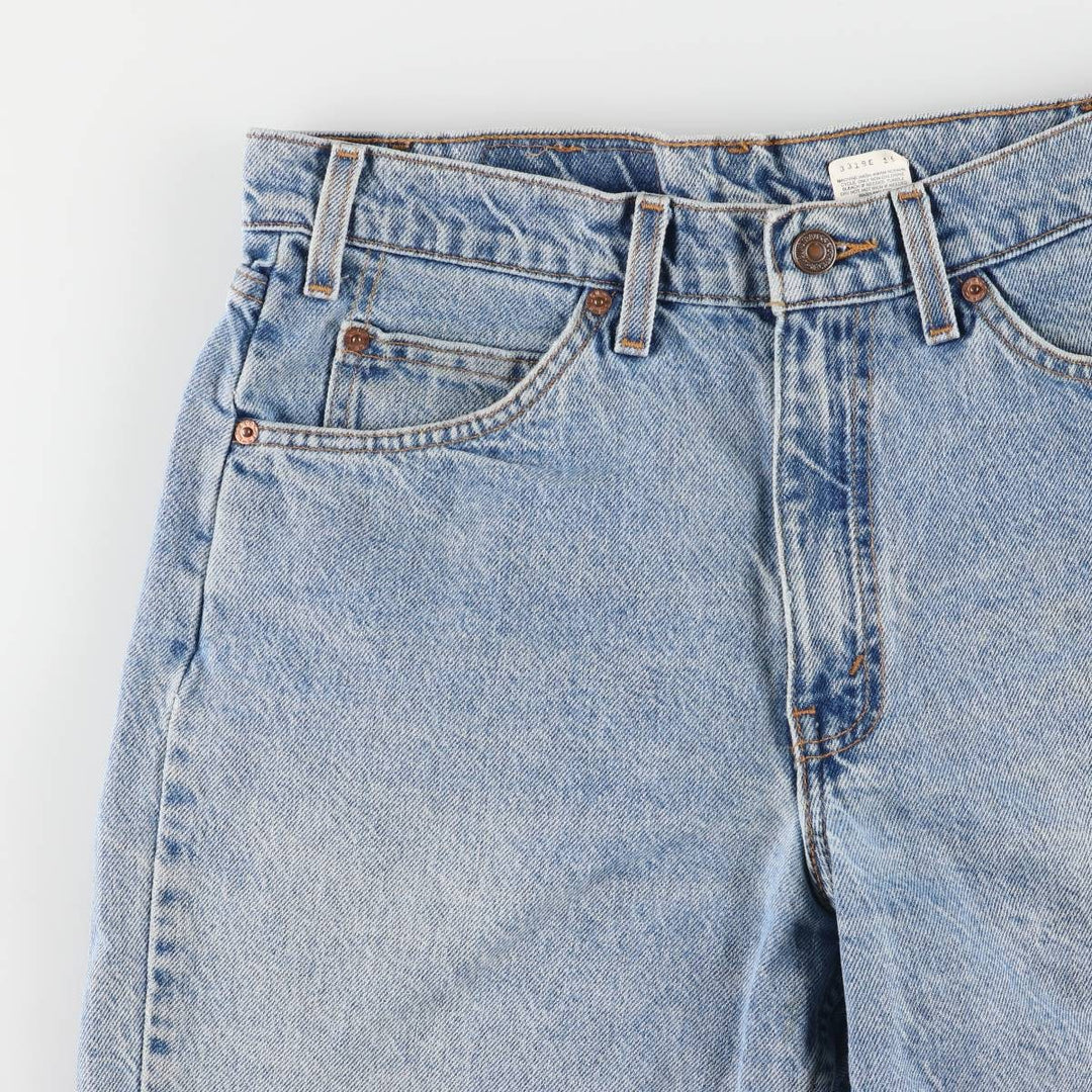 90'S Levi's 550 Relaxed Fit Orange Tab Denim Shorts, Men's, W31, Vintage cotton blue type Vintage Second Hand