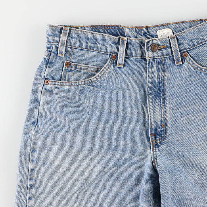 90'S Levi's 550 Relaxed Fit Orange Tab Denim Shorts, Men's, W31, Vintage cotton blue type Vintage Second Hand