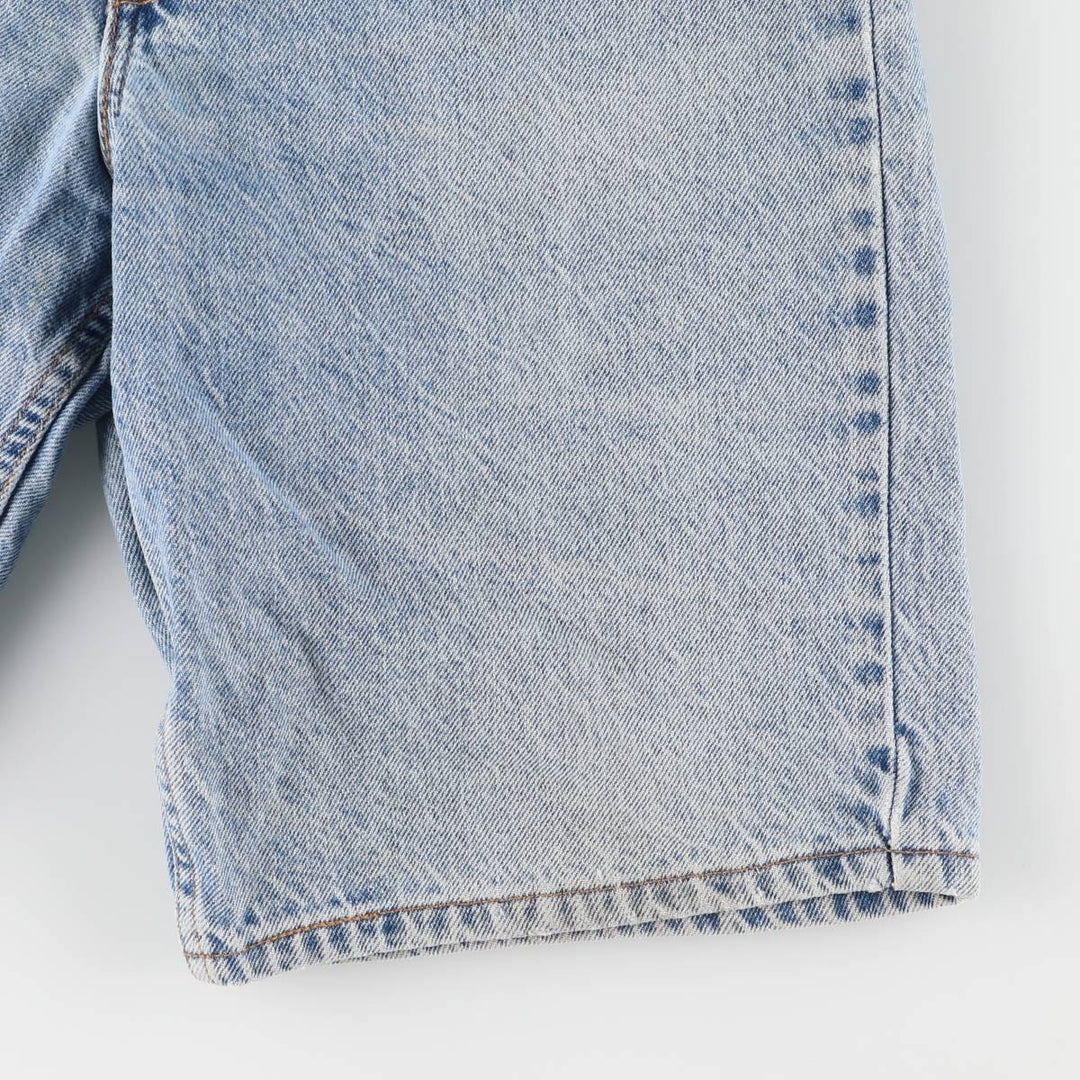90'S Levi's 550 Relaxed Fit Orange Tab Denim Shorts, Men's, W31, Vintage cotton blue type Vintage Second Hand
