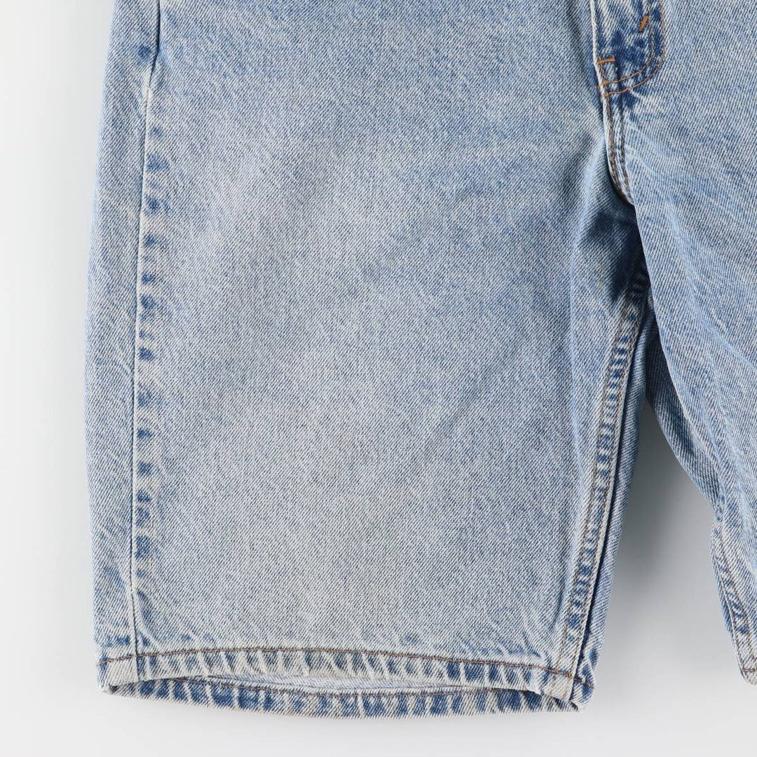 90'S Levi's 550 Relaxed Fit Orange Tab Denim Shorts, Men's, W31, Vintage cotton blue type Vintage Second Hand