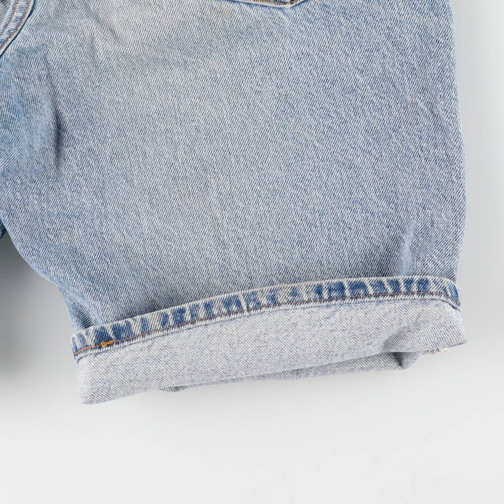 90'S Levi's 550 Relaxed Fit Orange Tab Denim Shorts, Men's, W31, Vintage cotton blue type Vintage Second Hand