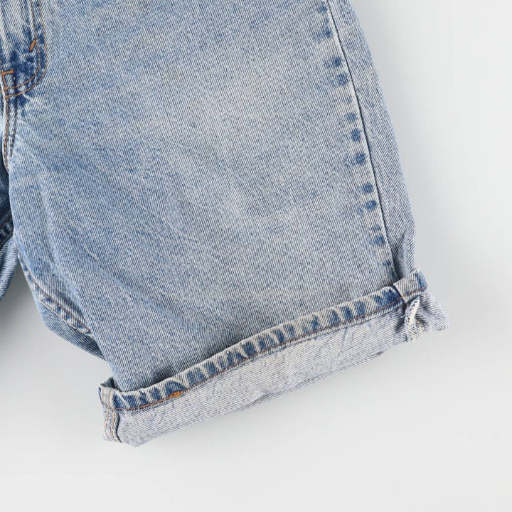 90'S Levi's 550 Relaxed Fit Orange Tab Denim Shorts, Men's, W31, Vintage cotton blue type Vintage Second Hand