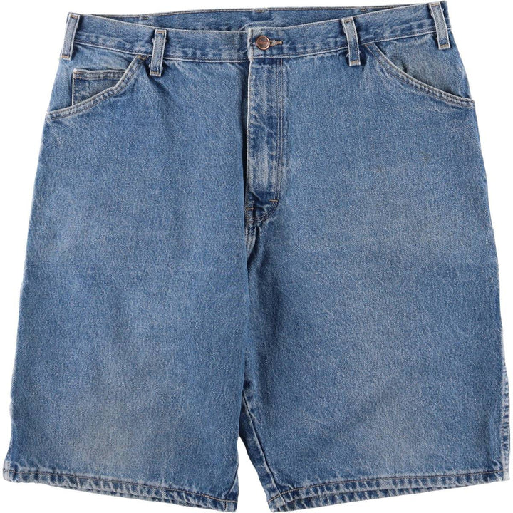 Dickies Relaxed Fit Denim Painter Shorts, Men's, W37 equivalent cotton blue type Vintage Second Hand