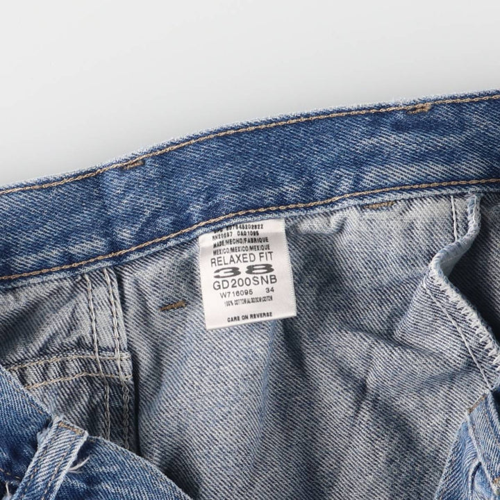 Dickies Relaxed Fit Denim Painter Shorts, Men's, W37 equivalent cotton blue type Vintage Second Hand