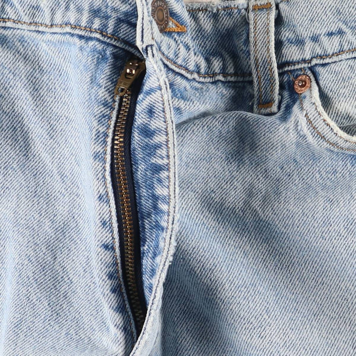 90'S Levi's 550 Relaxed Fit Orange Tab Denim Shorts, Men's, W37, Vintage cotton blue type Vintage Second Hand