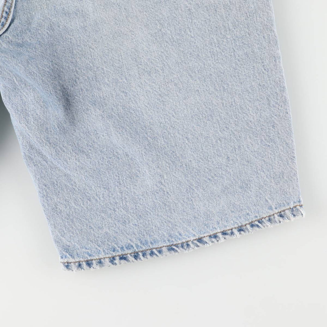 90'S Levi's 550 Relaxed Fit Orange Tab Denim Shorts, Men's, W37, Vintage cotton blue type Vintage Second Hand
