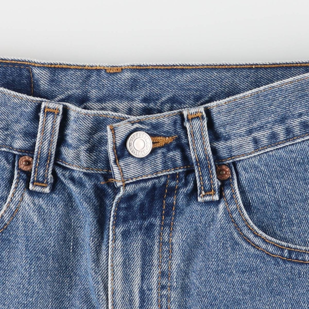 90'S Levi's 550 Relaxed Fit Denim Shorts, Made in Canada, Men's, W31, Vintage cotton blue type Vintage Second Hand