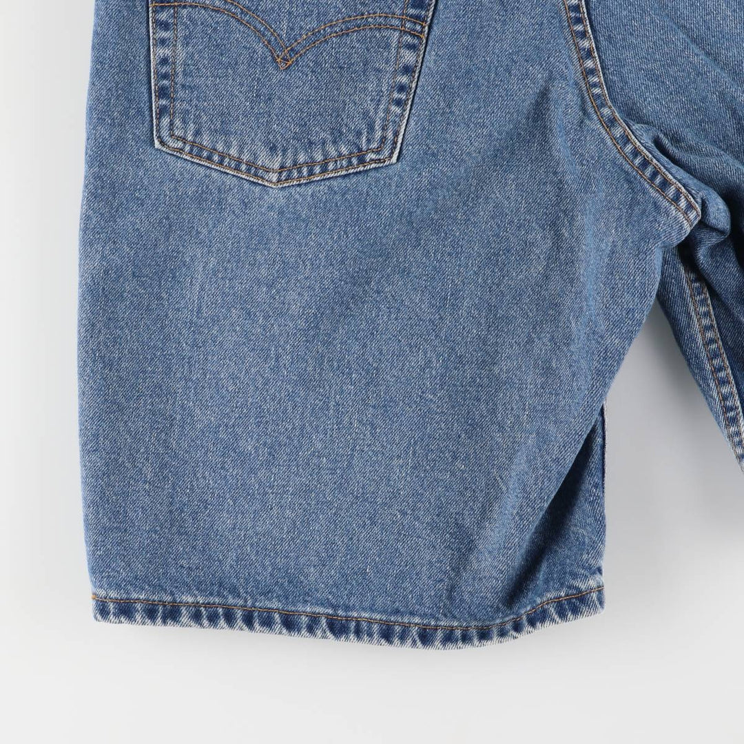 90'S Levi's 550 Relaxed Fit Denim Shorts, Made in Canada, Men's, W31, Vintage cotton blue type Vintage Second Hand