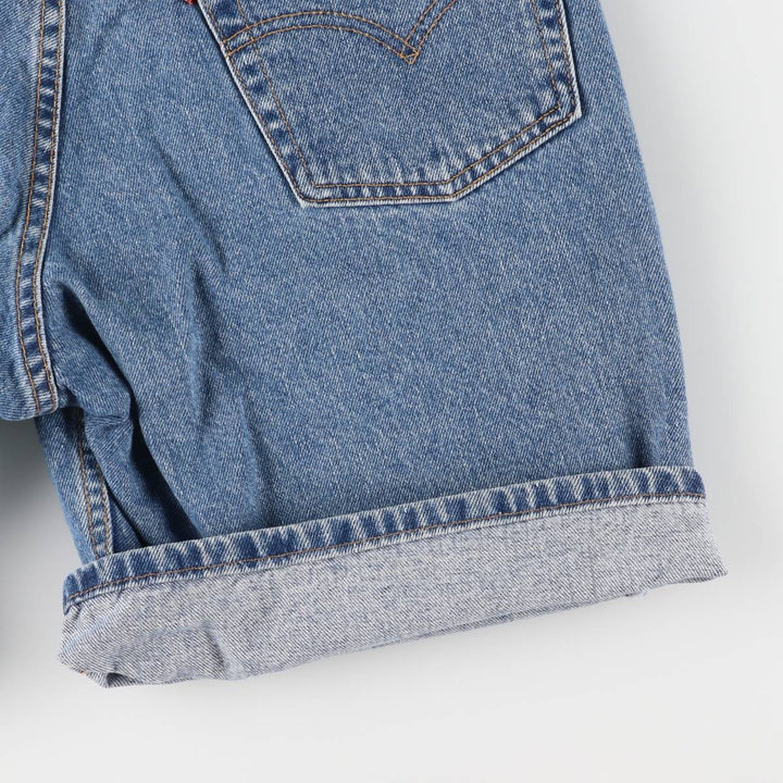 90'S Levi's 550 Relaxed Fit Denim Shorts, Made in Canada, Men's, W31, Vintage cotton blue type Vintage Second Hand