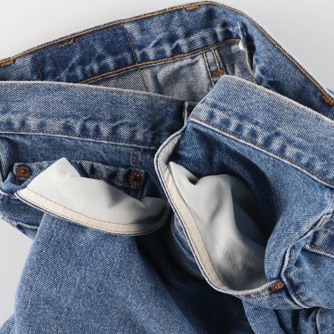 90'S Levi's 550 Relaxed Fit Denim Shorts, Made in Canada, Men's, W31, Vintage cotton blue type Vintage Second Hand
