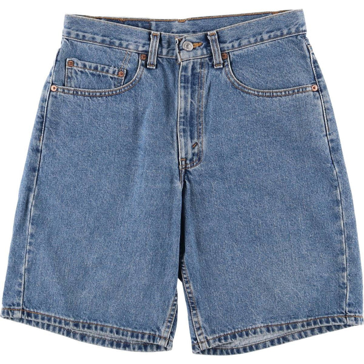 90'S Levi's 550 Relaxed Fit Denim Shorts, Made in Canada, Men's, W31, Vintage cotton blue type Vintage Second Hand