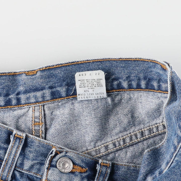 90'S Levi's 550 Relaxed Fit Denim Shorts, Made in Canada, Men's, W31, Vintage cotton blue type Vintage Second Hand
