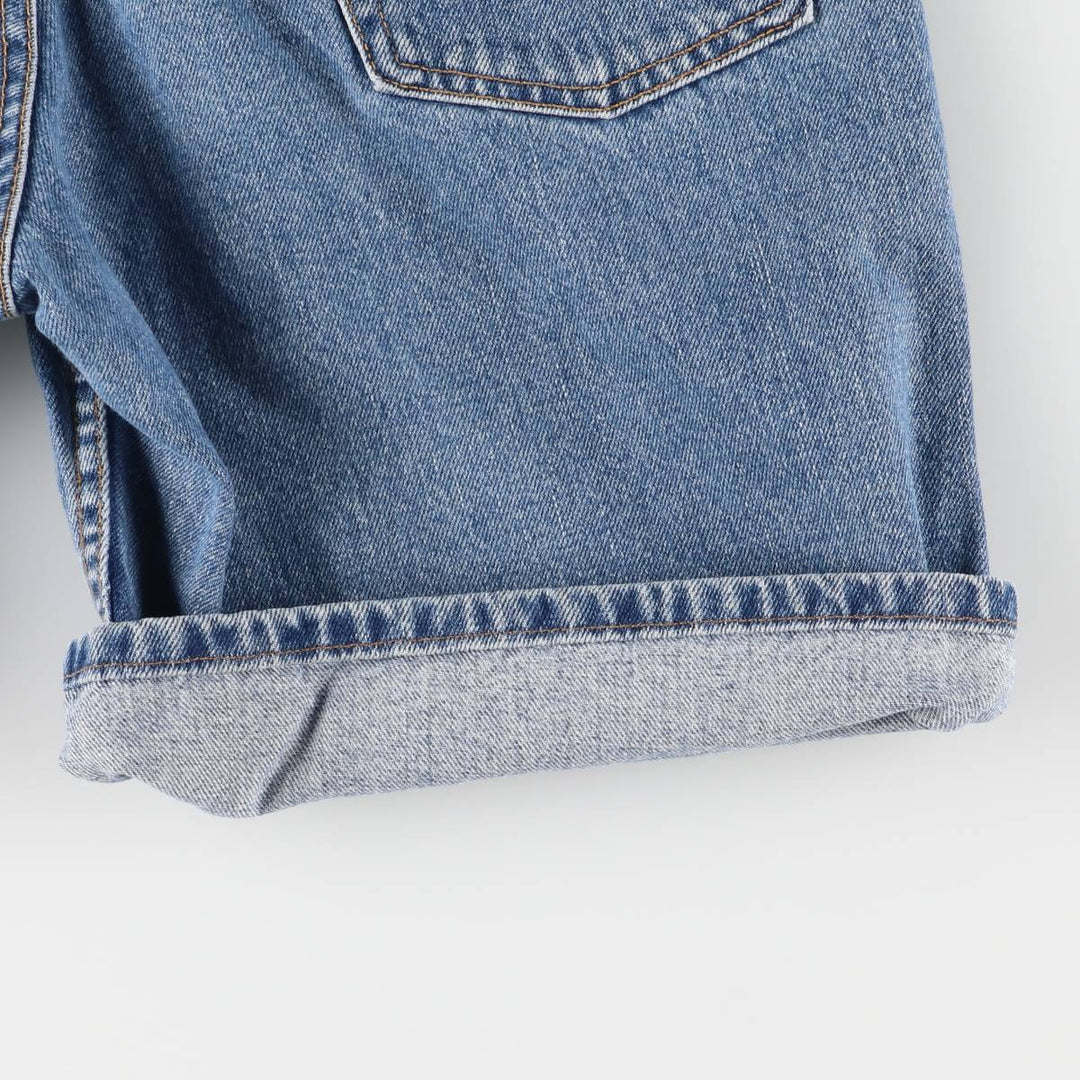 90'S Levi's 550 Relaxed Fit Denim Shorts, Made in Canada, Men's, W31, Vintage cotton blue type Vintage Second Hand