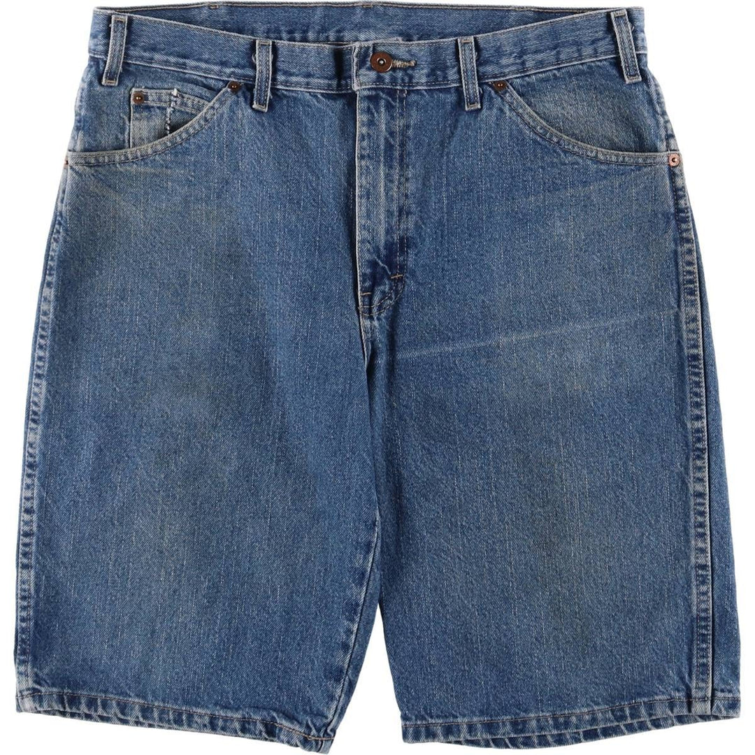 Dickies REGULAR denim shorts, half pants, men's size w36 cotton blue type Vintage Second Hand