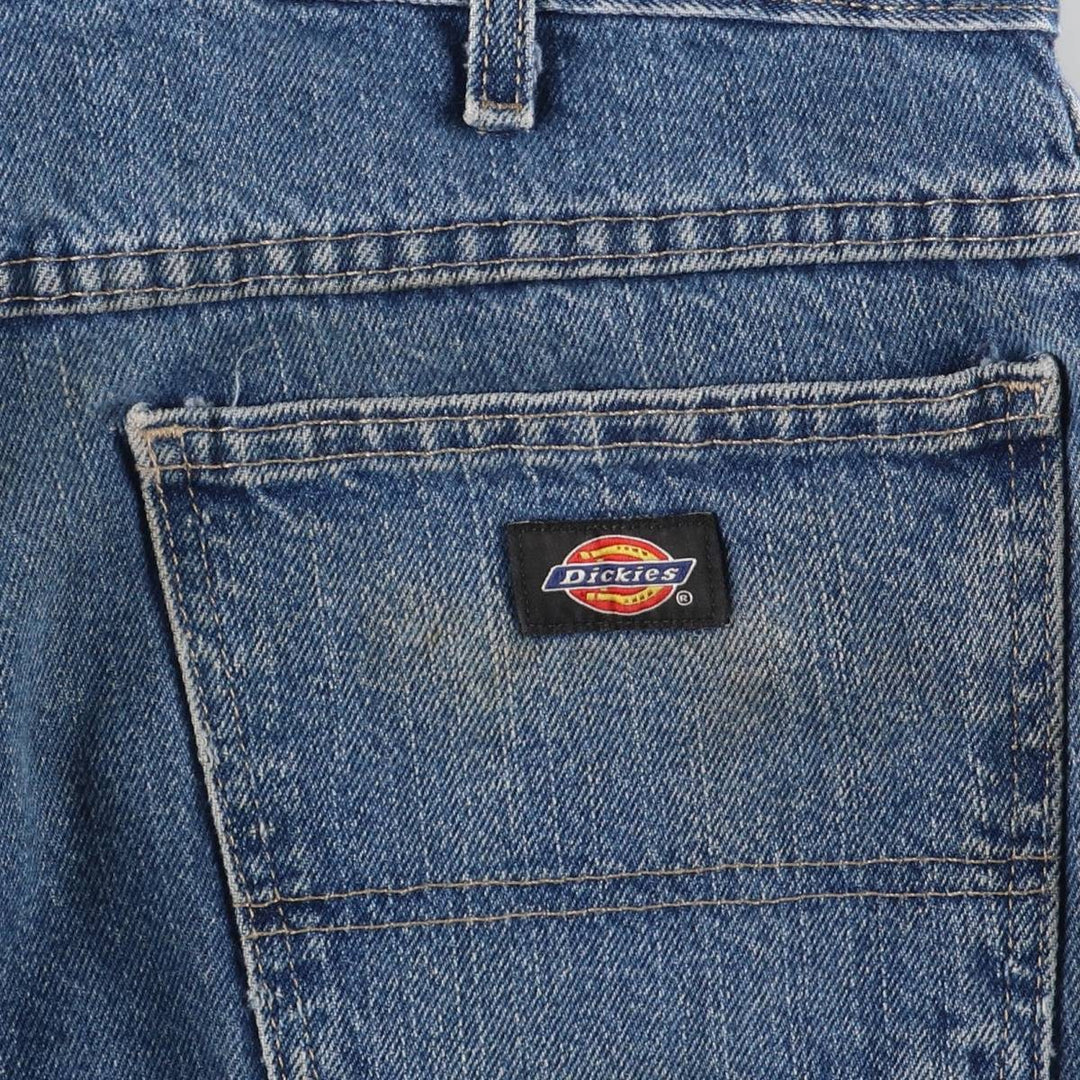Dickies REGULAR denim shorts, half pants, men's size w36 cotton blue type Vintage Second Hand