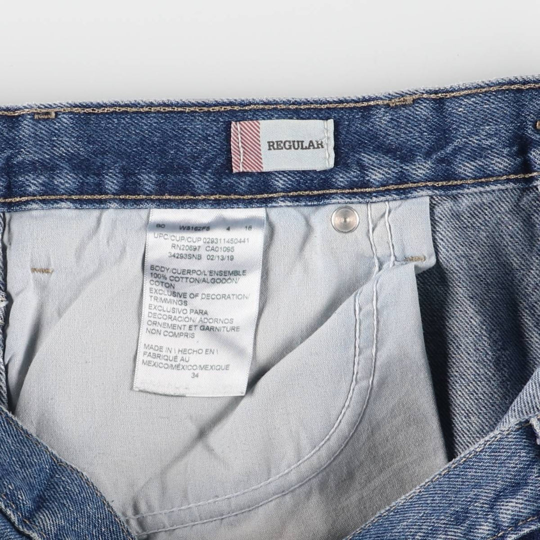 Dickies REGULAR denim shorts, half pants, men's size w36 cotton blue type Vintage Second Hand