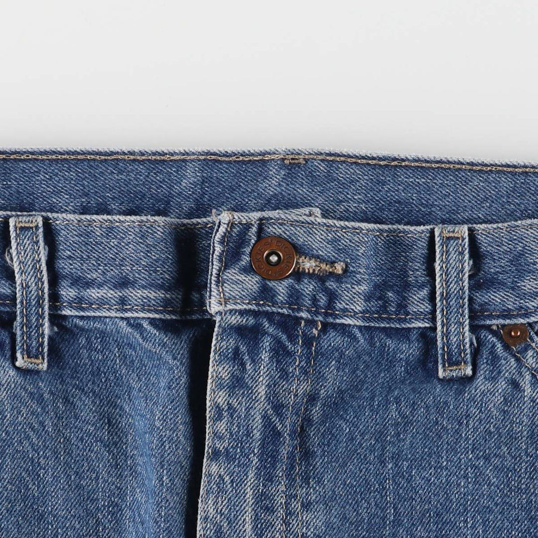 Dickies REGULAR denim shorts, half pants, men's size w36 cotton blue type Vintage Second Hand