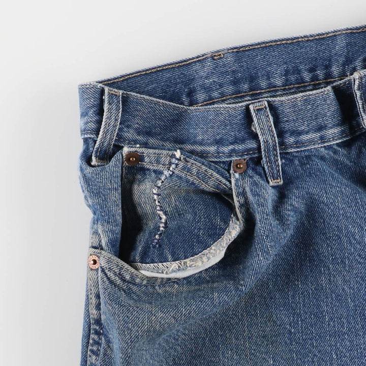 Dickies REGULAR denim shorts, half pants, men's size w36 cotton blue type Vintage Second Hand