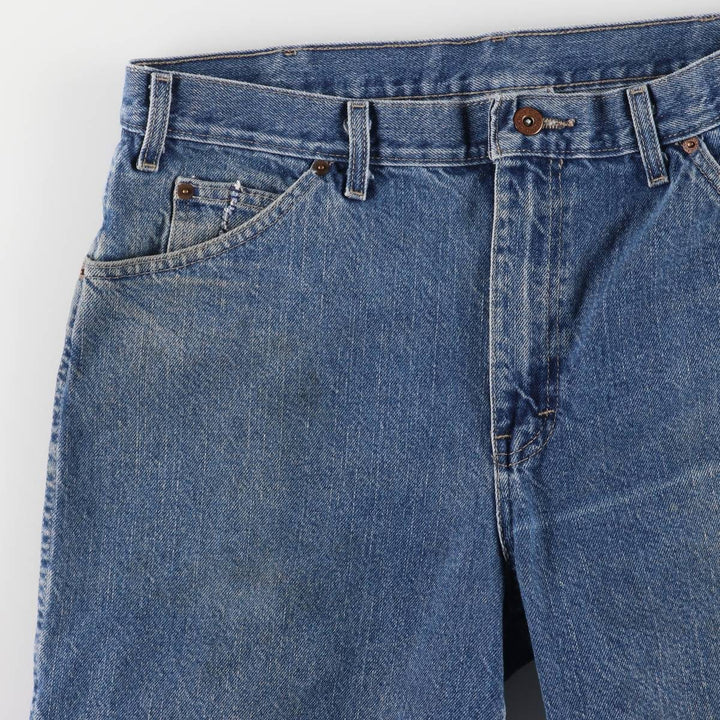 Dickies REGULAR denim shorts, half pants, men's size w36 cotton blue type Vintage Second Hand