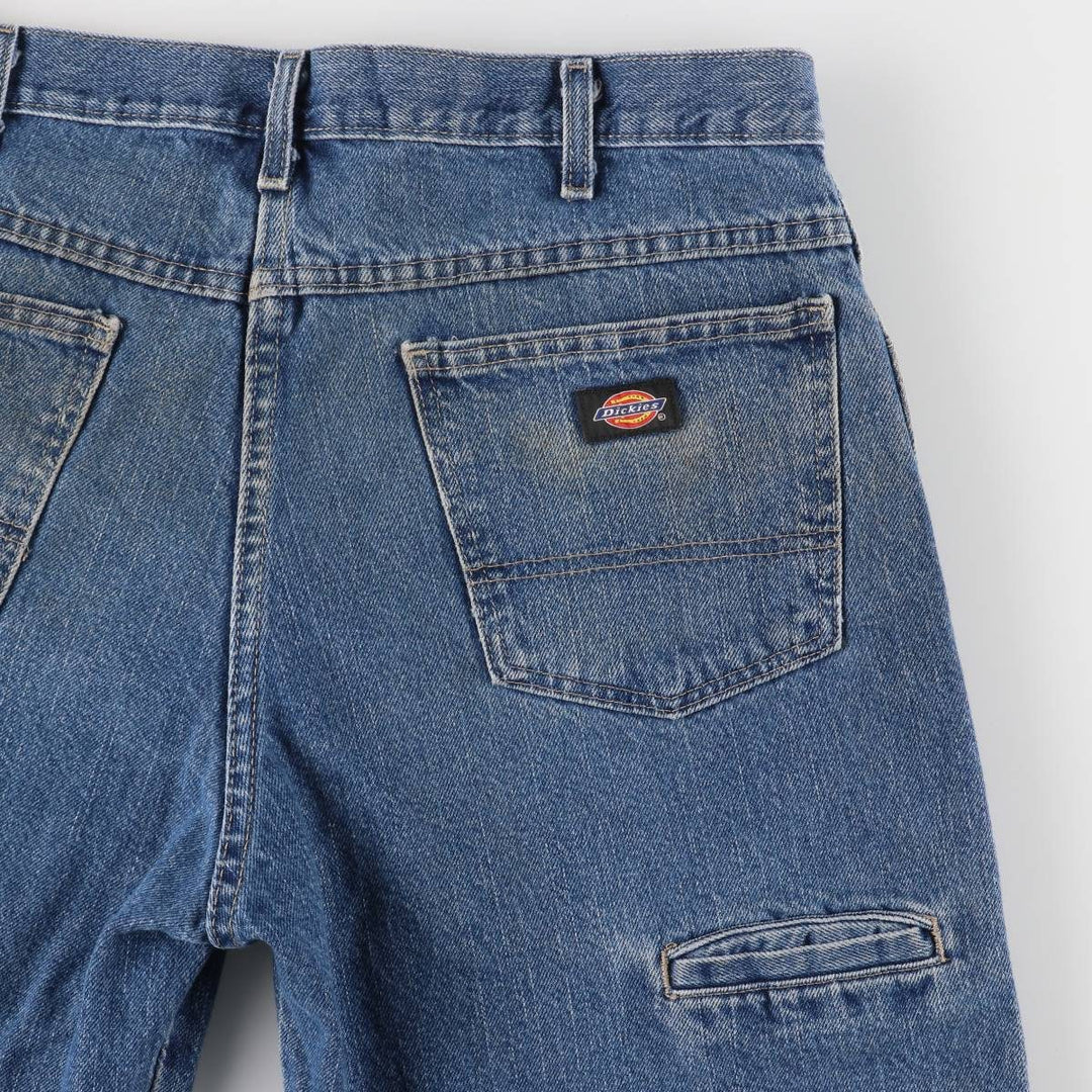 Dickies REGULAR denim shorts, half pants, men's size w36 cotton blue type Vintage Second Hand