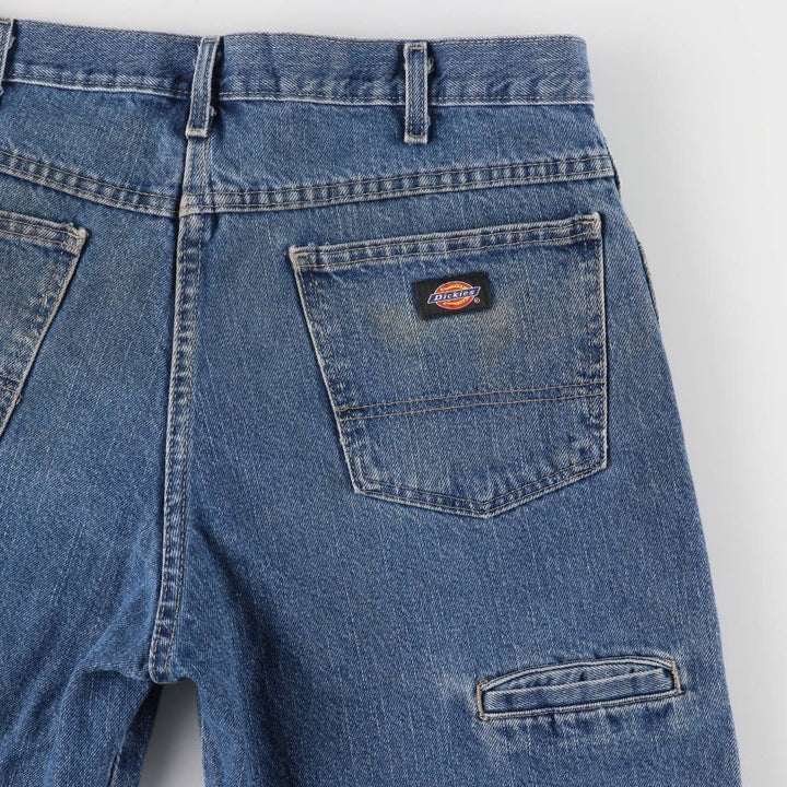 Dickies REGULAR denim shorts, half pants, men's size w36 cotton blue type Vintage Second Hand
