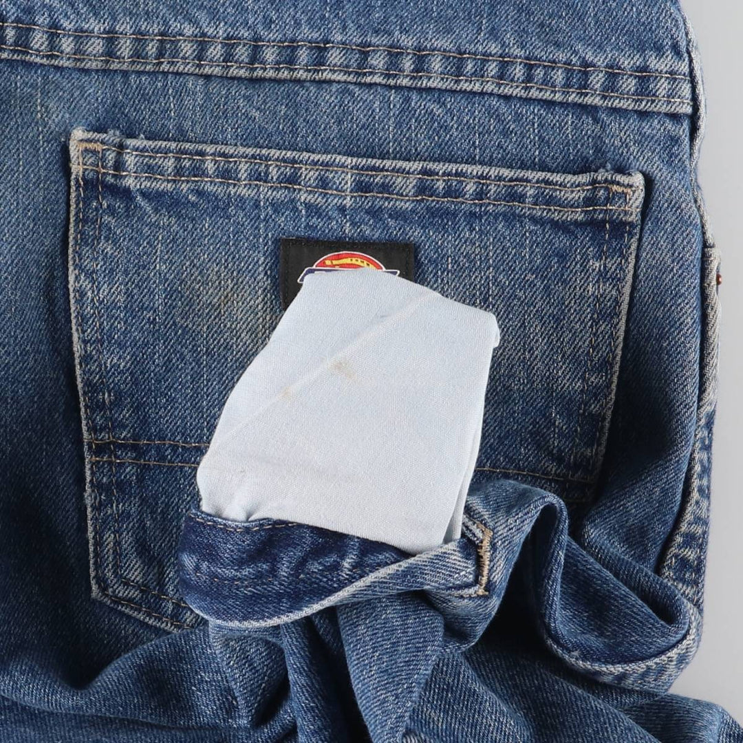 Dickies REGULAR denim shorts, half pants, men's size w36 cotton blue type Vintage Second Hand