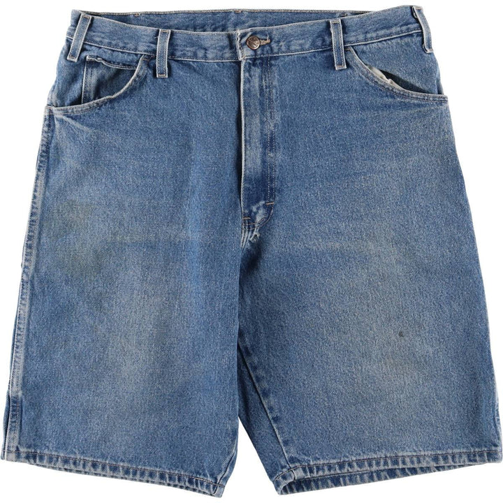 Dickies Relaxed Fit Denim Painter Shorts, Men's, W36 equivalent cotton blue type Vintage Second Hand