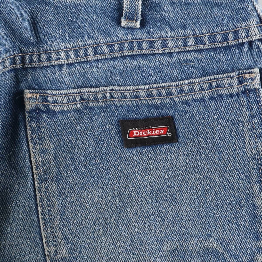 Dickies Relaxed Fit Denim Painter Shorts, Men's, W36 equivalent cotton blue type Vintage Second Hand