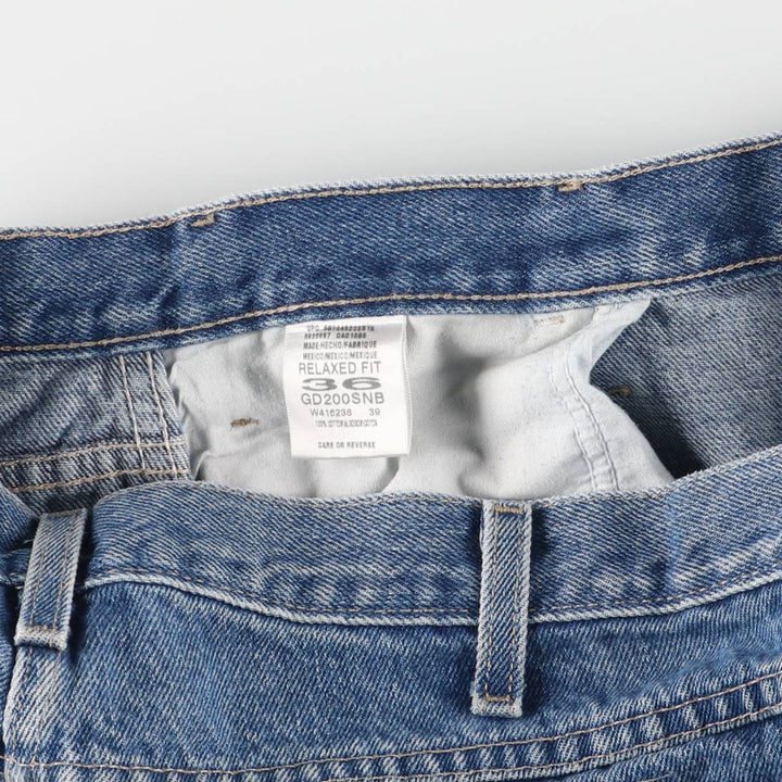 Dickies Relaxed Fit Denim Painter Shorts, Men's, W36 equivalent cotton blue type Vintage Second Hand