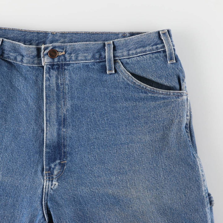 Dickies Relaxed Fit Denim Painter Shorts, Men's, W36 equivalent cotton blue type Vintage Second Hand