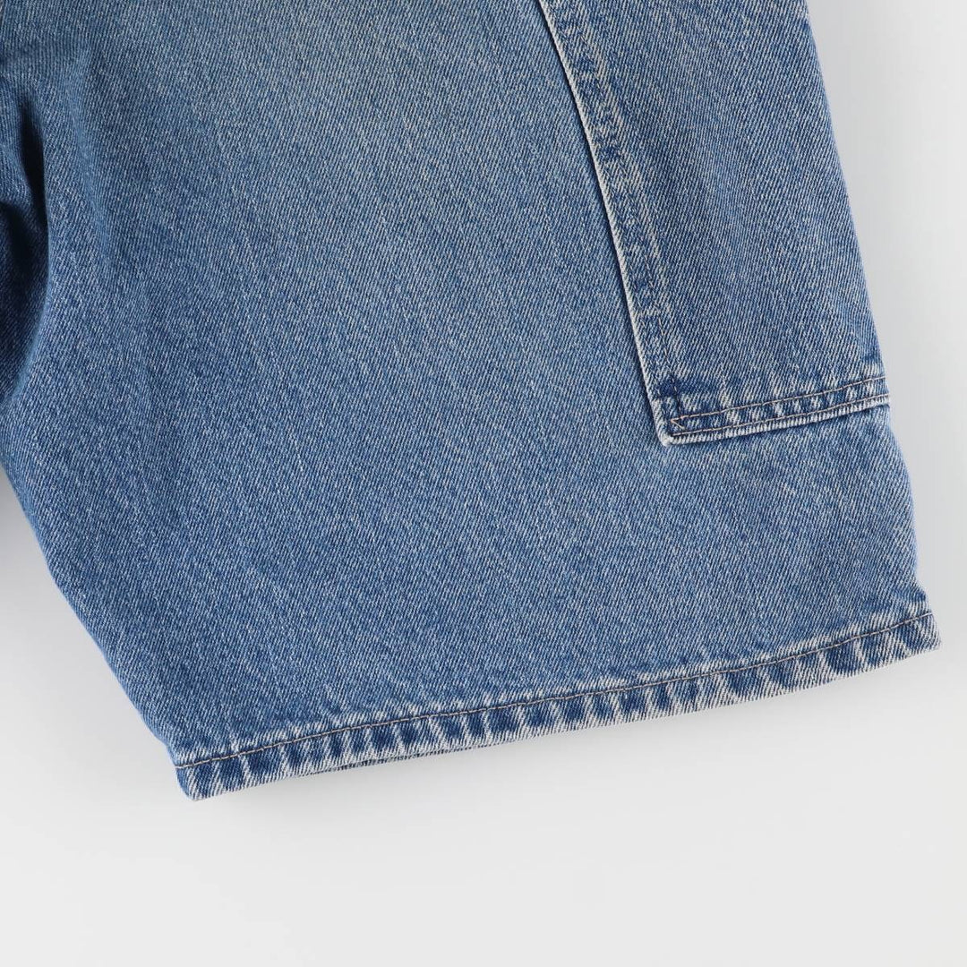 Dickies Relaxed Fit Denim Painter Shorts, Men's, W36 equivalent cotton blue type Vintage Second Hand