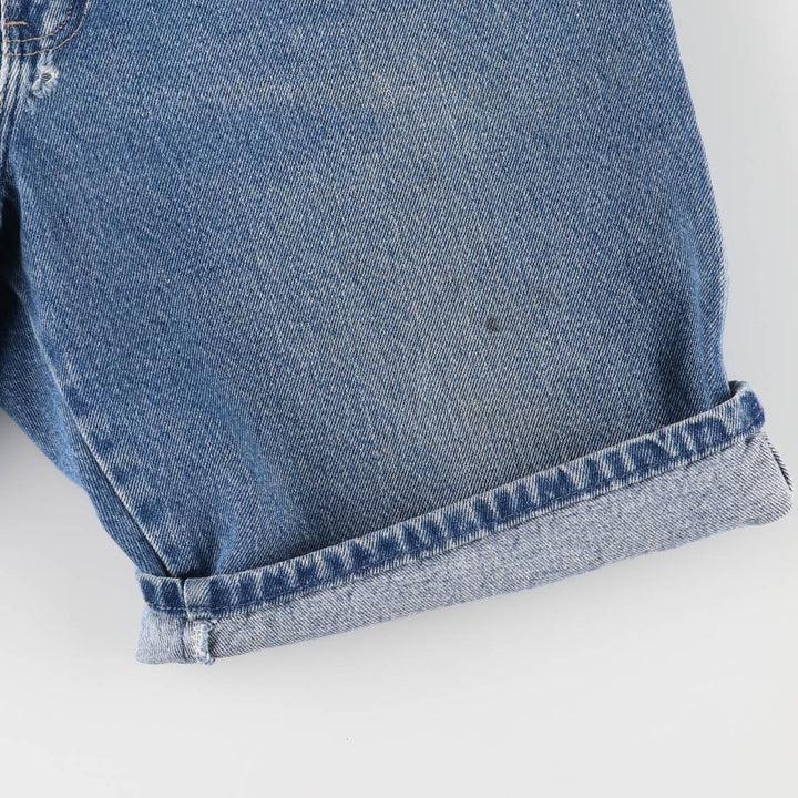 Dickies Relaxed Fit Denim Painter Shorts, Men's, W36 equivalent cotton blue type Vintage Second Hand