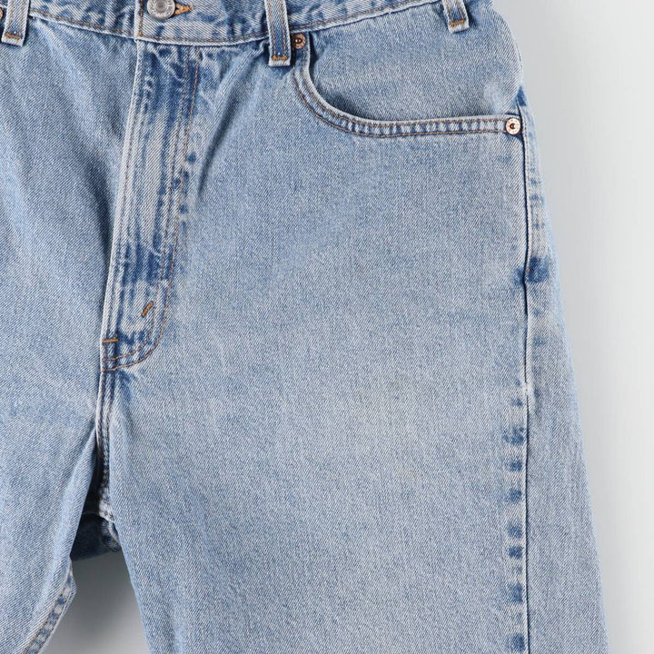 ~00'S Levi's denim shorts, short pants, men's w36 equivalent unclear blue type Vintage Second Hand