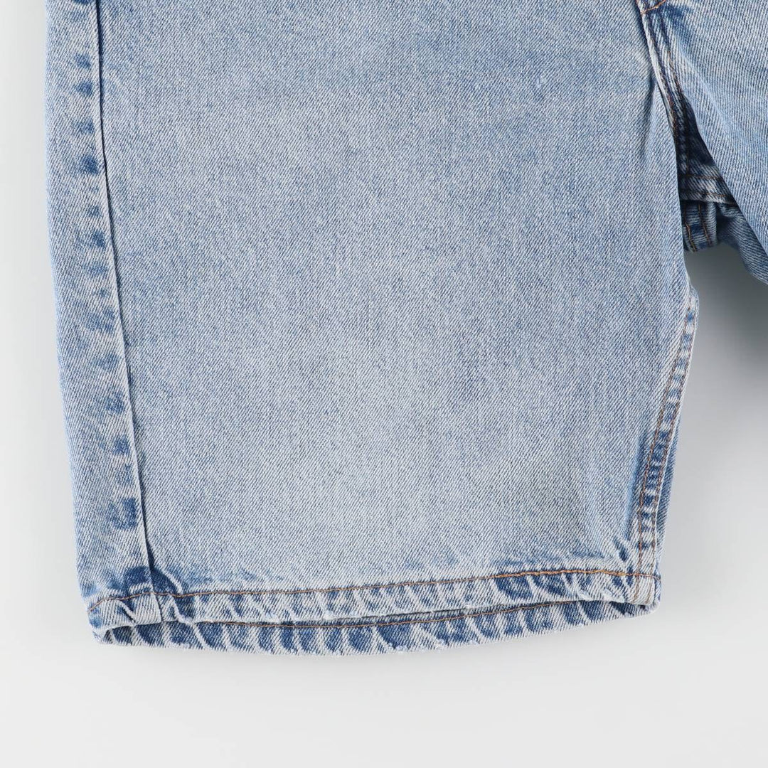~00'S Levi's denim shorts, short pants, men's w36 equivalent unclear blue type Vintage Second Hand